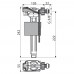 Клапан заливной для пластиковых бачков AlcaPlast 3/8