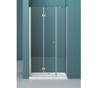 Душевая дверь BelBagno Albano 100x195 ALBANO-BS-13-40+60-C-Cr профиль хром, стекло прозрачное