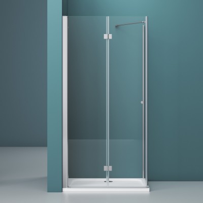 Душевая дверь BelBagno Albano 60x195 ALBANO-BS-12-60-C-Cr профиль хром, стекло прозрачное