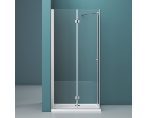 Душевая дверь BelBagno Albano 60x195 ALBANO-BS-12-60-C-Cr профиль хром, стекло прозрачное