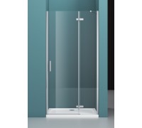 Душевая дверь BelBagno Kraft 120x195 KRAFT-B-12-60/60-C-Cr-R профиль хром/матовый, стекло прозрачное