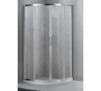 Душевой уголок BelBagno Sela 90x90x190 SELA-R-2-90-P-Cr профиль хром, стекло рифлёное