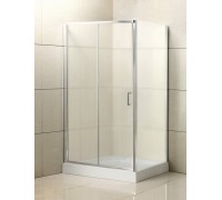 Душевой уголок BelBagno Uno 100x90x185 UNO-AH-1-100/90-M-Cr профиль хром, стекло матовое