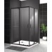 Душевой уголок BelBagno Uno 120х100х195 UNO-195-AH-2-120/100-C-NERO профиль черный/матовый, стекло прозрачное