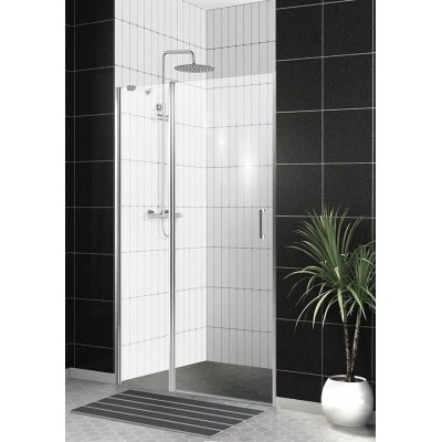 Душевая дверь BelBagno Uno 120x190 UNO-B-12-50+70-C-Cr профиль хром, стекло прозрачное