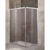 Душевой уголок BelBagno Unique 100-115x75-90x190 UNIQUE-AH-2-100/115-75/90-P-Cr профиль хром, стекло рифлёное