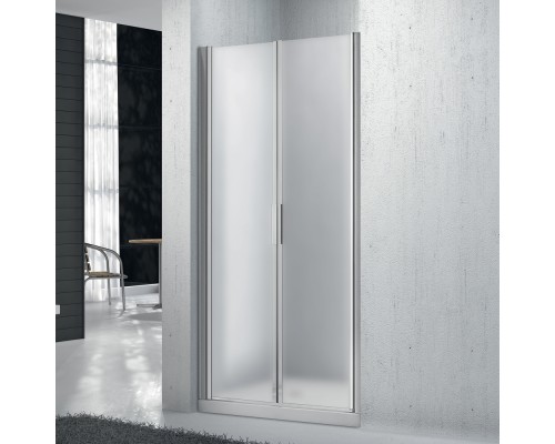 Душевая дверь BelBagno Sela 60x190 SELA-B-2-60-P-Cr профиль хром, стекло рифлёное