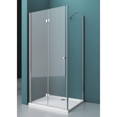 Душевой уголок BelBagno Albano 90x90x195 ALBANO-AS-1-90-C-Cr профиль хром, стекло прозрачное