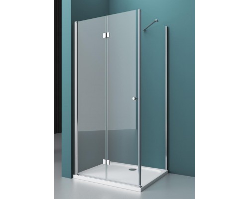 Душевой уголок BelBagno Albano 80x80x195 ALBANO-AS-1-80-C-Cr профиль хром, стекло прозрачное