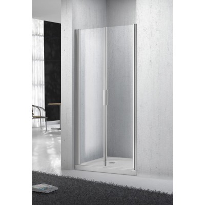 Душевая дверь BelBagno Sela 100x190 SELA-B-2-100-C-Cr профиль хром, стекло прозрачное