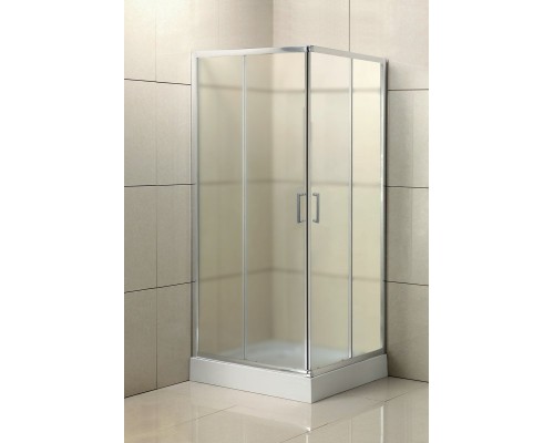 Душевой уголок BelBagno Uno 95х95х195 UNO-195-A-2-95-P-Cr профиль хром, стекло рифлёное