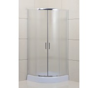 Душевой уголок BelBagno Uno 100х100х195 UNO-195-R-2-100-P-Cr профиль хром, стекло рифлёное