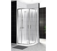 Душевой уголок BelBagno Uno 90х90х195 UNO-195-R-2-90-CH-CR профиль хром, стекло шиншилла