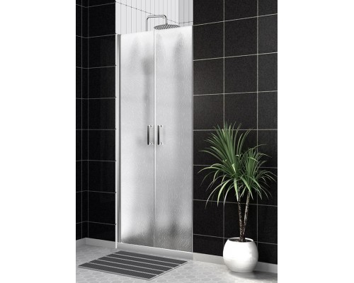 Душевая дверь BelBagno Uno 90x190 UNO-B-2-90-CH-Cr профиль хром, стекло шиншилла