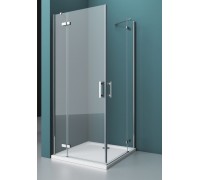 Душевой уголок BelBagno Kraft 100x80x195 KRAFT-AH-22-100/80-C-Cr-L профиль хром/матовый, стекло прозрачное