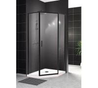 Душевой уголок BelBagno Uno 100х100х195 UNO-195-P-1-100-C-NERO профиль черный/матовый, стекло прозрачное