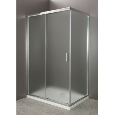 Душевой уголок BelBagno Uno 120x90x185 UNO-AH-1-120/90-P-Cr профиль хром, стекло рифлёное