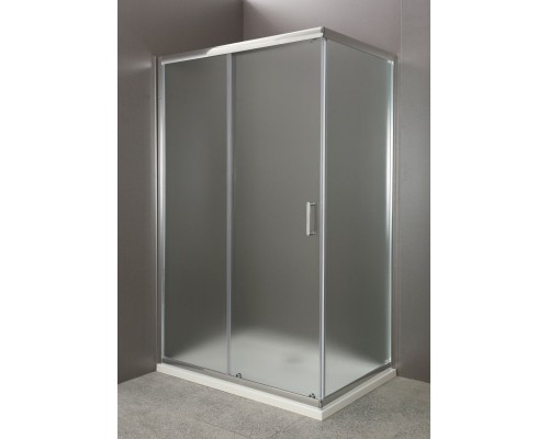 Душевой уголок BelBagno Uno 120x90x185 UNO-AH-1-120/90-P-Cr профиль хром, стекло рифлёное