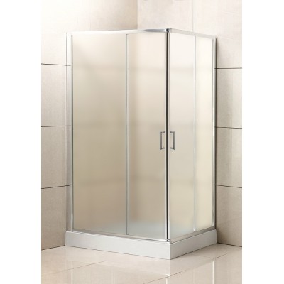 Душевой уголок BelBagno Uno 90х70х195 UNO-195-AH-2-90/70-P-Cr профиль хром, стекло рифлёное