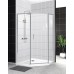 Душевой уголок BelBagno Uno 100х80х195 UNO-195-PH-1-100/80-C-Cr профиль хром, стекло прозрачное