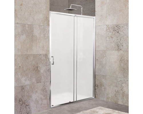 Душевая дверь BelBagno Unique 100-115x190 UNIQUE-BF-1-100/115-M-Cr профиль хром, стекло матовое