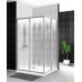 Душевой уголок BelBagno Uno 100x80x195 UNO-195-AH-2-100/80-CH-CR профиль хром, стекло шиншилла