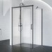 Душевой уголок BelBagno Acqua 140x90х195 ACQUA-AH-1-140/90-C-NERO профиль черный/матовый, стекло прозрачное