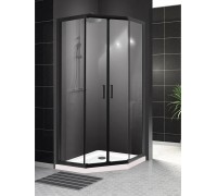 Душевой уголок BelBagno Uno 90х90х195 UNO-195-P-2-90-C-NERO профиль черный/матовый, стекло прозрачное