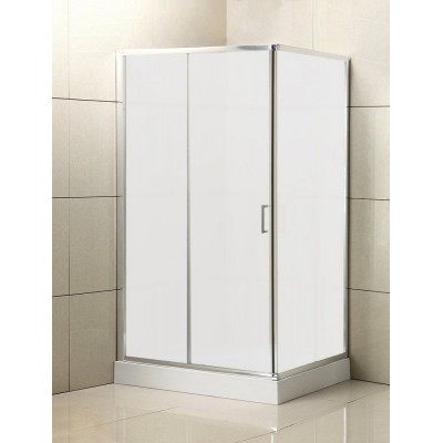 Душевой уголок BelBagno Uno 120x100x185 UNO-AH-1-120/100-M-Cr профиль хром, стекло матовое