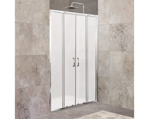 Душевая дверь BelBagno Unique 170-200x190 UNIQUE-BF-2-170/200-M-Cr профиль хром, стекло матовое