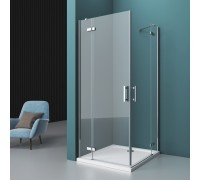 Душевой уголок BelBagno Kraft 120x120x195 KRAFT-A-22-120-C-Cr профиль хром, стекло прозрачное