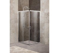 Душевой уголок BelBagno Unique 75-90x75-90x190 UNIQUE-A-2-75/90-C-Cr профиль хром, стекло прозрачное