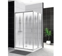 Душевой уголок BelBagno Uno 120x100x195 UNO-195-AH-2-120/100-CH-CR профиль хром, стекло шиншила