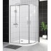 Душевой уголок BelBagno Uno 100х80х195 UNO-195-RH-2-100/80-C-Cr профиль хром, стекло прозрачное