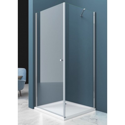 Душевой уголок BelBagno Etna 90x80x195 ETNA-AH-1-90/80-C-Cr профиль хром/матовый, стекло прозрачное