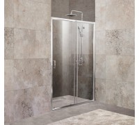 Душевая дверь BelBagno Unique 110-125x190 UNIQUE-BF-1-110/125-C-Cr профиль хром, стекло прозрачное