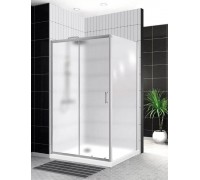 Душевой уголок BelBagno Uno 110x80x185 UNO-AH-1-110/80-P-Cr профиль хром, стекло рифлёное