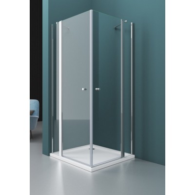 Душевой уголок BelBagno Etna 90x100x195 ETNA-AH-22-90/100-C-Cr профиль хром/матовый, стекло прозрачное