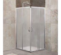 Душевой уголок BelBagno Unique 75-90х75-90х190 UNIQUE-A-2-75/90-M-Cr профиль хром, стекло матовое