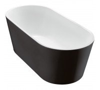 Акриловая ванна BelBagno 170x80 отдельностоящая, белый/черный BB71-1700-NERO-W0