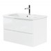 Тумба под раковину BelBagno Albano ALBANO-CER-1050-2C-SO-BL подвесная, Bianco Lucido