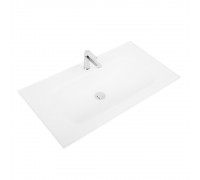 Раковина BelBagno 101x46 встраиваемая BB1010/465-LV-VTR-BO белый/матовый