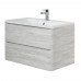 Тумба под раковину BelBagno Albano ALBANO-800-2C-SO-RVB подвесная, Rovere Vintage Bianco