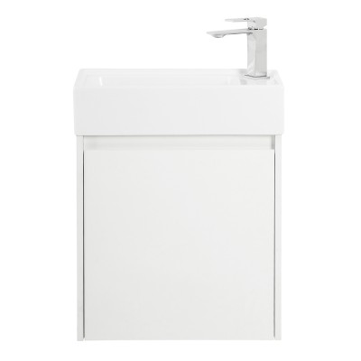 Тумба под раковину BelBagno Kraft Mini KRAFT MINI-500/260-1A-SO-BO-R подвесная, правая Bianco Opaco