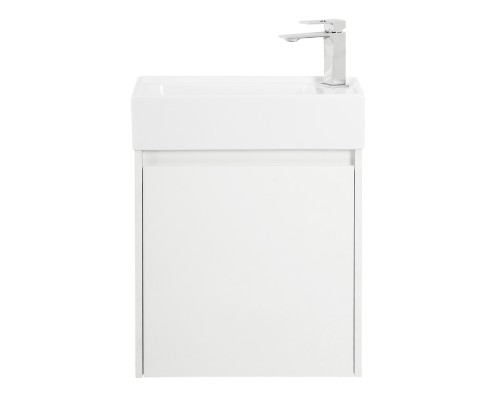 Тумба под раковину BelBagno Kraft Mini KRAFT MINI-500/260-1A-SO-BO-L подвесная, левая Bianco Opaco