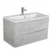 Тумба под раковину BelBagno Acqua ACQUA-800-2C-SO-CVG подвесная, Cemento Verona Grigio