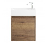 Тумба под раковину BelBagno Kraft Mini KRAFT MINI-500/260-1A-SO-RT-L подвесная, левая Rovere Tabacco