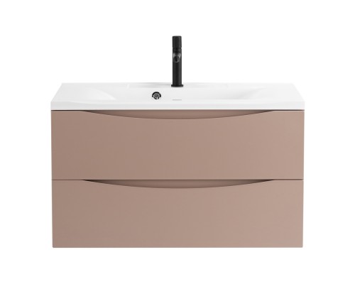 Тумба под раковину BelBagno Marino MARINO-900-2C-SO-CL-P подвесная, Cappuccino Lucido