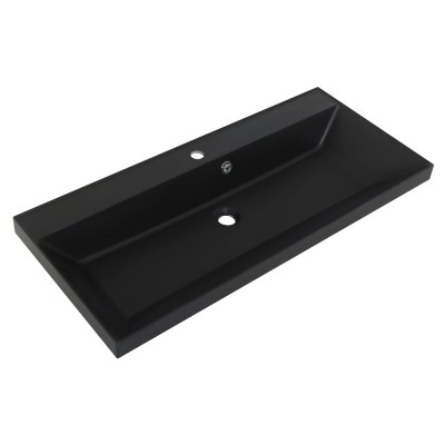 Раковина BelBagno 90х45 встраиваемая BB900/450-LV-ART-AST-NERO черный/матовый