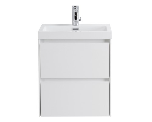 Тумба под раковину BelBagno Pietra Mini PIETRA MINI-500-2C-SO-BL подвесная, Bianco Lucido